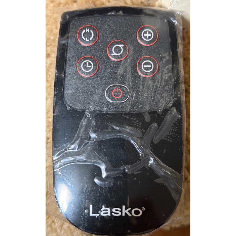 Lasko Tower Fan Heater Remote Control Replacement Black 6-Button AAA Battery